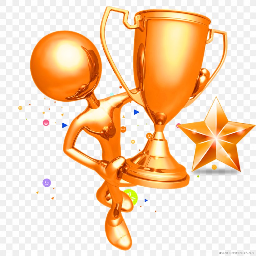 Trophy Clip Art, PNG, 1024x1024px, Trophy, Drinkware, Microsoft Office Shared Tools, Orange, Stock Photography Download Free