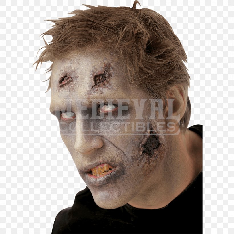 Costume The Walking Dead Prosthesis Color Mask, PNG, 850x850px, Watercolor, Cartoon, Flower, Frame, Heart Download Free