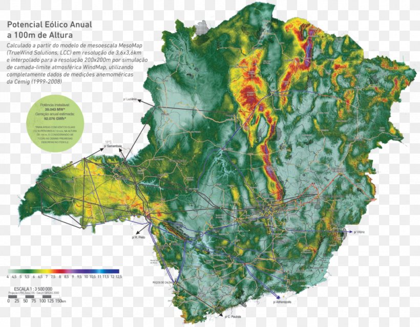 Map Renewable Energy Wind Power Natural Resource, PNG, 1024x799px, Map, Atlas, Belo Horizonte, Ecoregion, Energy Download Free