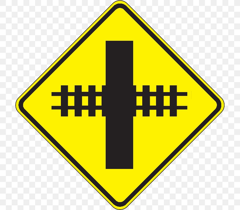 Traffic Sign Warning Sign Intersection Level Crossing, PNG, 716x716px, Traffic Sign, Area, Brand, Crossbuck, Highway Download Free