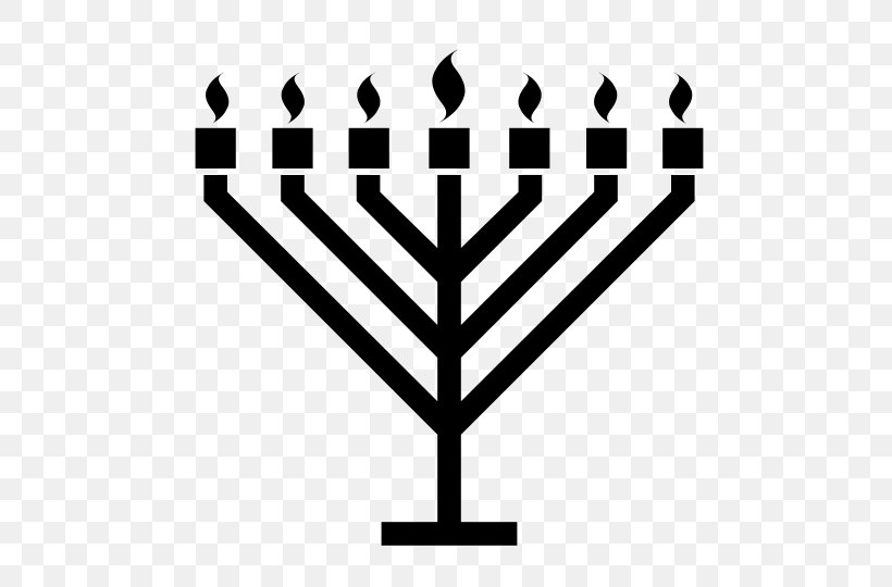 Celebration: Hanukkah Menorah Judaism, PNG, 540x540px, Celebration Hanukkah, Black And White, Brand, Candle, Chabad Download Free