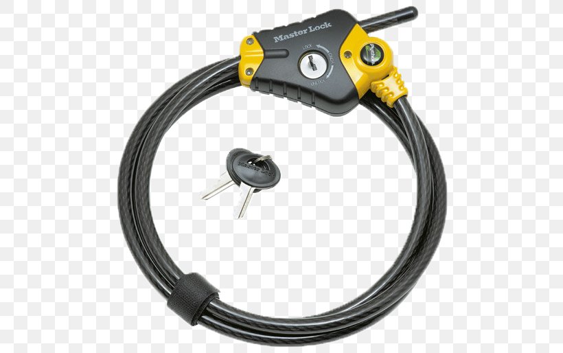 Master Lock Padlock Wire Rope Bicycle Lock, PNG, 512x514px, Master Lock, Bicycle, Bicycle Lock, Cable, Cable Tie Download Free