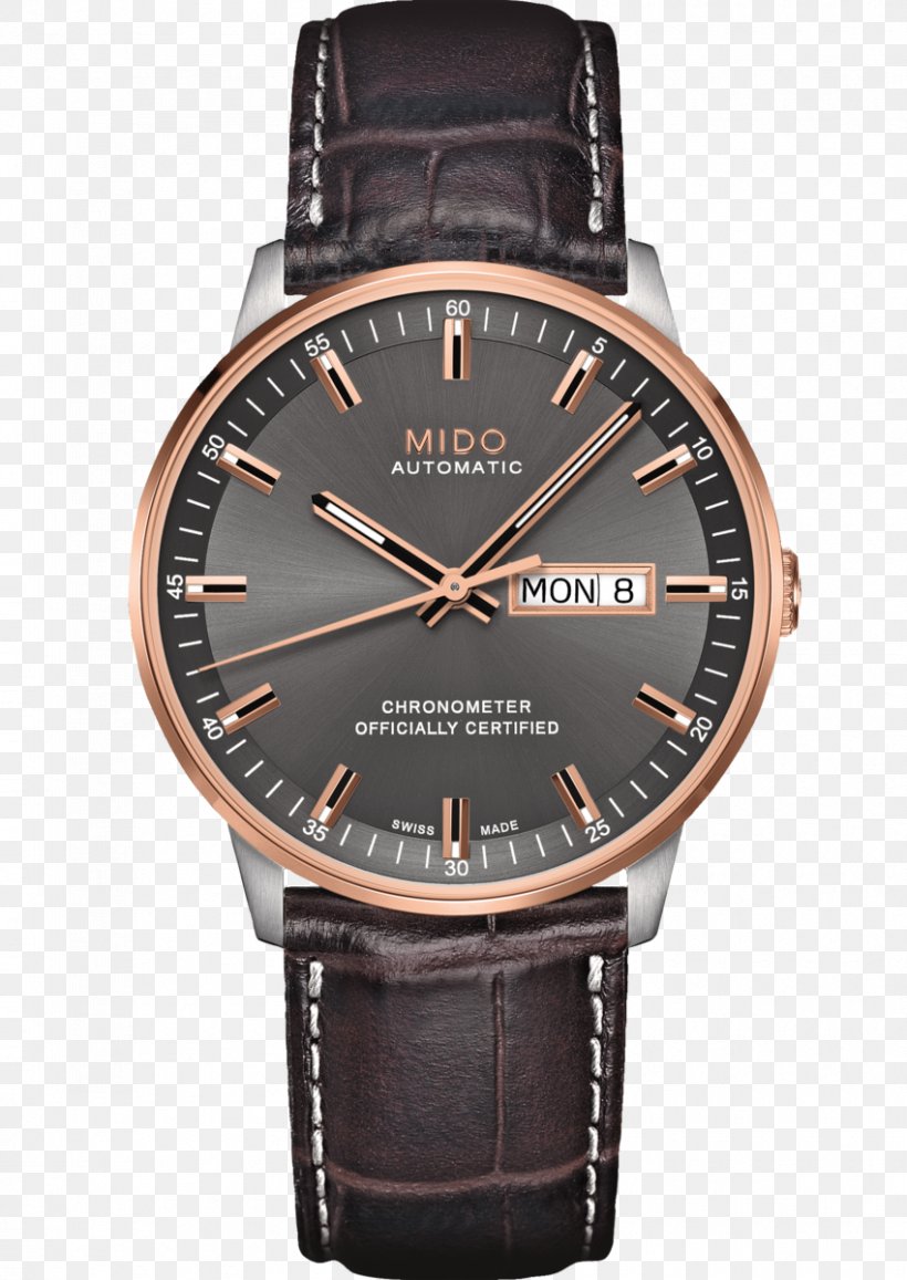 Mido Chronometer Watch Le Locle COSC, PNG, 850x1200px, Mido, Automatic Watch, Brand, Brown, Chronometer Watch Download Free