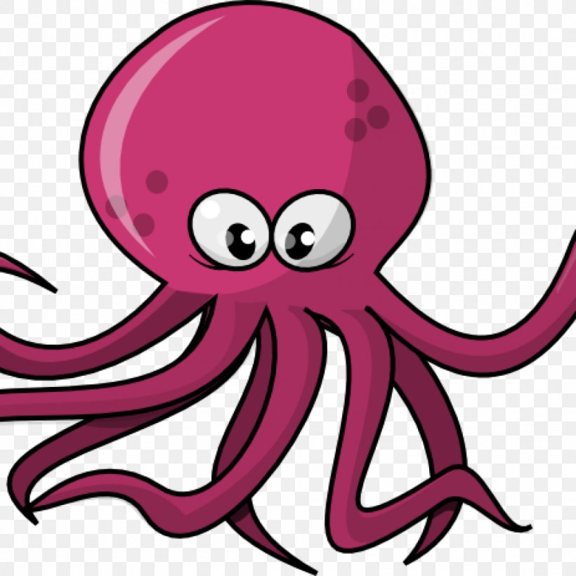 Octopus Clip Art Desktop Wallpaper Image, PNG, 1024x1024px, Watercolor, Cartoon, Flower, Frame, Heart Download Free