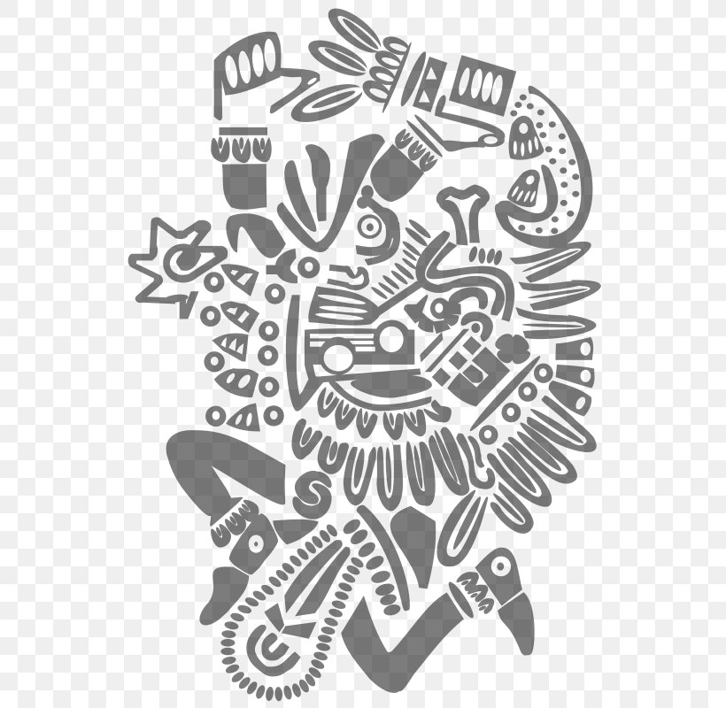 Aztec Empire Aztec Mythology Drawing Quetzalcoatl Deity, PNG, 556x800px, Aztec Empire, Art, Aztec, Aztec Mythology, Black Download Free