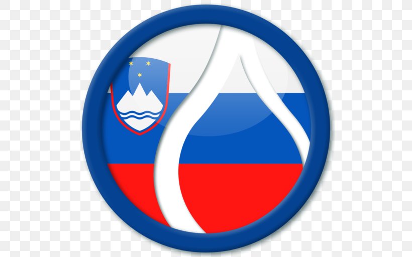 Flag Of Slovenia Logo Circle Font, PNG, 512x512px, Slovenia, Area, Blue, Flag, Flag Of Slovenia Download Free