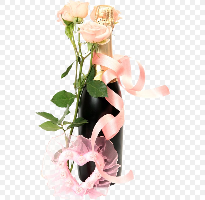 Garden Roses Champagne Royalty-free Clip Art, PNG, 540x800px, Garden Roses, Artificial Flower, Bottle, Champagne, Cut Flowers Download Free