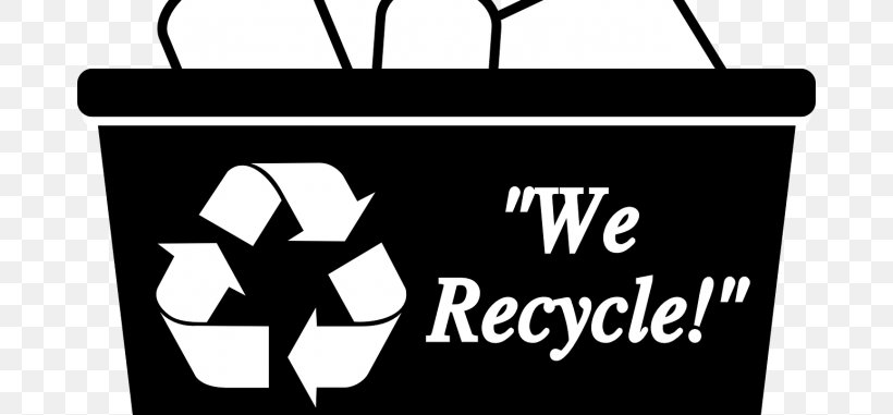 Logo Recycling Bin Recycling Symbol Brand, PNG, 678x381px, Logo, Area, Black, Black And White, Brand Download Free
