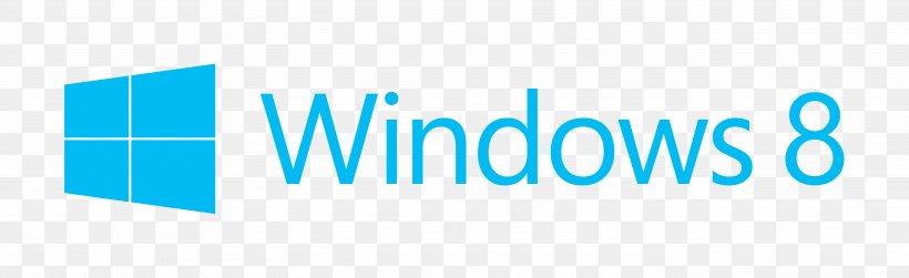 Windows 8.1 Microsoft Logo, PNG, 5425x1667px, Windows 8, Apple, Aqua, Area, Azure Download Free