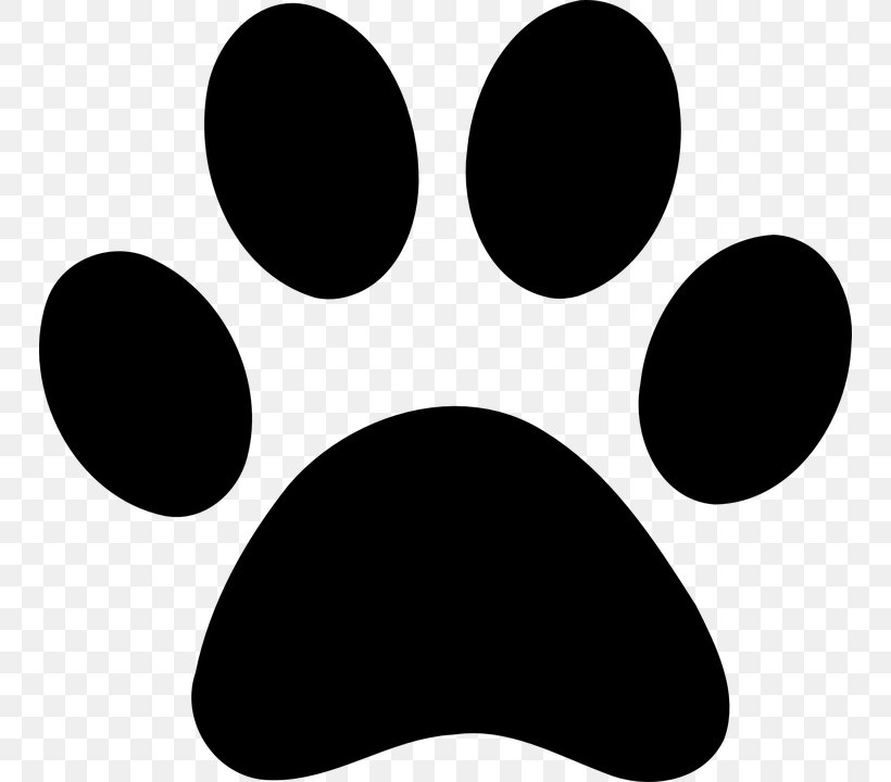 Dog Paw Printing Clip Art, PNG, 748x720px, Dog, Black, Black And White, Drawing, Footprint Download Free