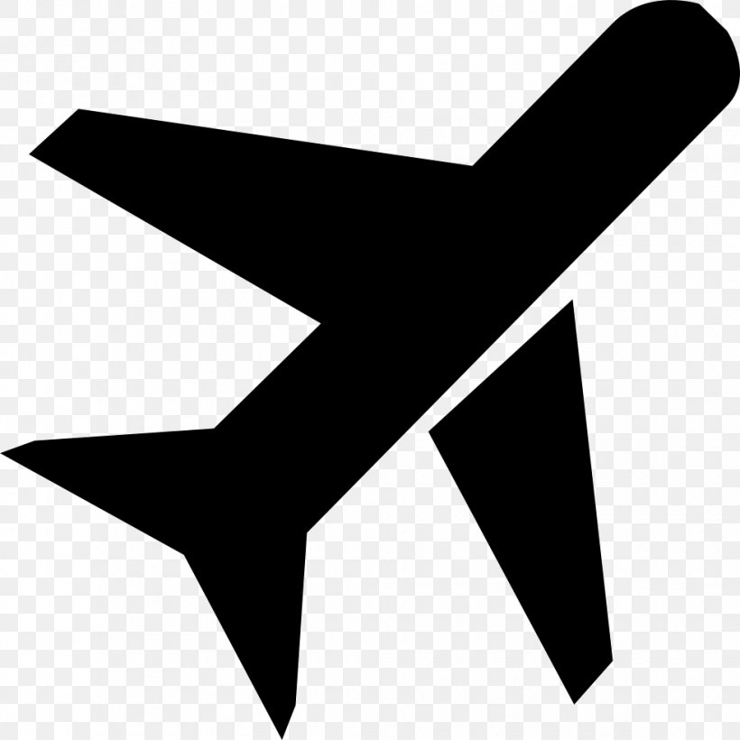 Airplane Aircraft, PNG, 980x980px, Airplane, Air Travel, Aircraft, Black And White, Csssprites Download Free