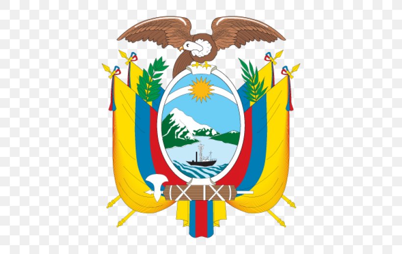 Flag Of Ecuador Coat Of Arms Of Ecuador Symbol, PNG, 518x518px, Ecuador, Art, Artwork, Coat Of Arms, Coat Of Arms Of Ecuador Download Free