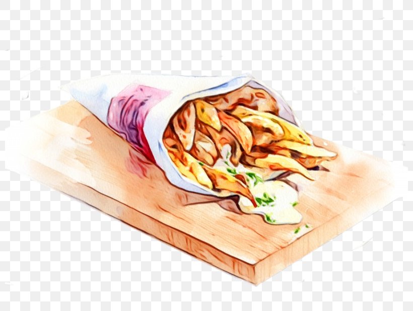 Junk Food Cartoon, PNG, 800x619px, Watercolor, Cuisine, Dish, Fast Food, Fast Food M Download Free