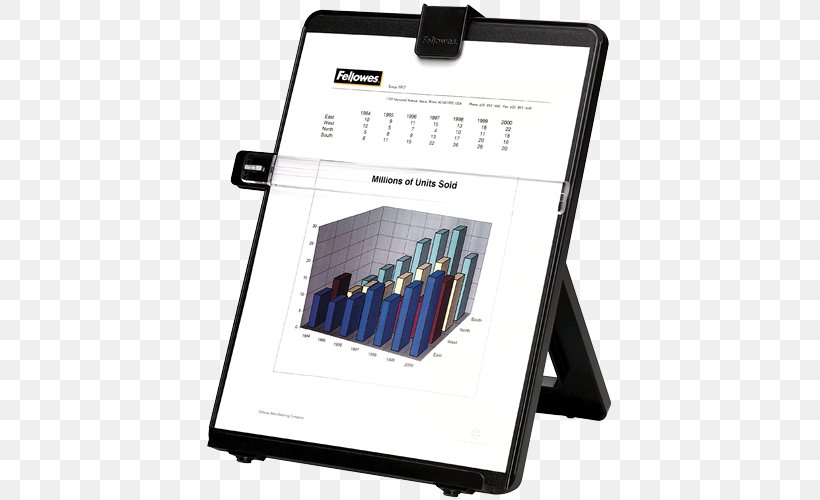 Paper Copyholder Fellowes Brands Document Desktop Computers, PNG, 500x500px, Paper, Clipboard, Computer Monitors, Copyholder, Desk Download Free