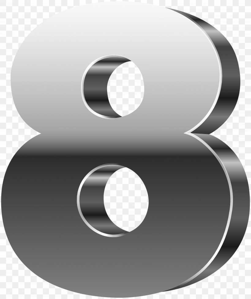 Number Eight 3D Silver Clip Art Image, PNG, 6726x8000px, 3d Computer Graphics, Number, Computer Simulation, Editing, Gold Download Free
