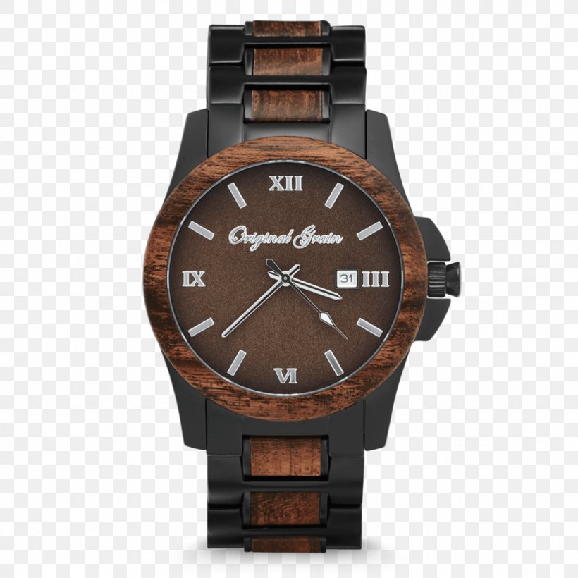 Watch Amazon.com Rosewood, PNG, 1024x1024px, Watch, Amazoncom, Analog Watch, Brand, Brown Download Free