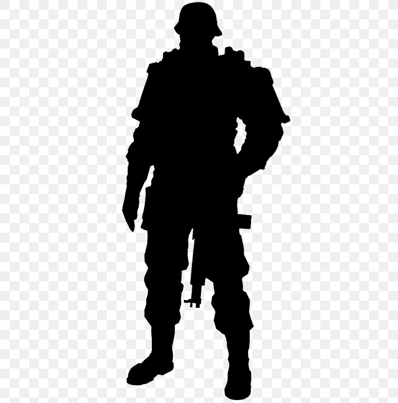 Silhouette Personal Protective Equipment Font, PNG, 516x831px, Silhouette, Personal Protective Equipment, Soldier, Standing Download Free