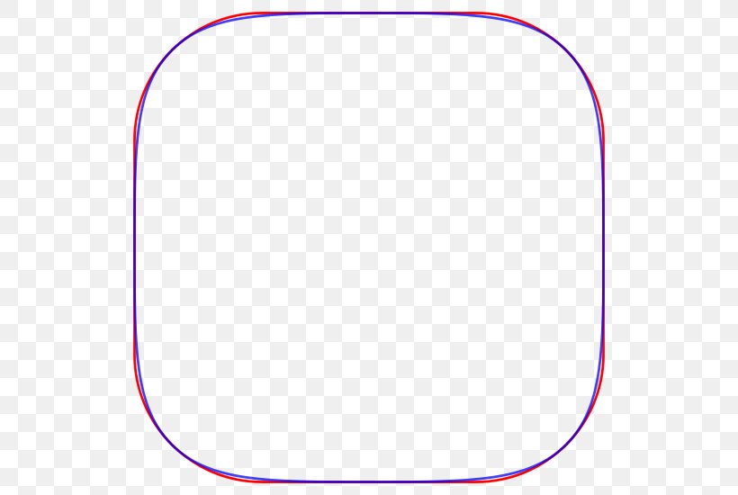 Square Rectangle Squircle Curve Clip Art, PNG, 550x550px, Rectangle, Area, Curve, Diagonal, Drawing Download Free