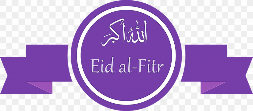 Violet Purple Text Logo Font, PNG, 2999x1318px, Eid Al Fitr, Eid Al Adha, Islamic, Label, Logo Download Free