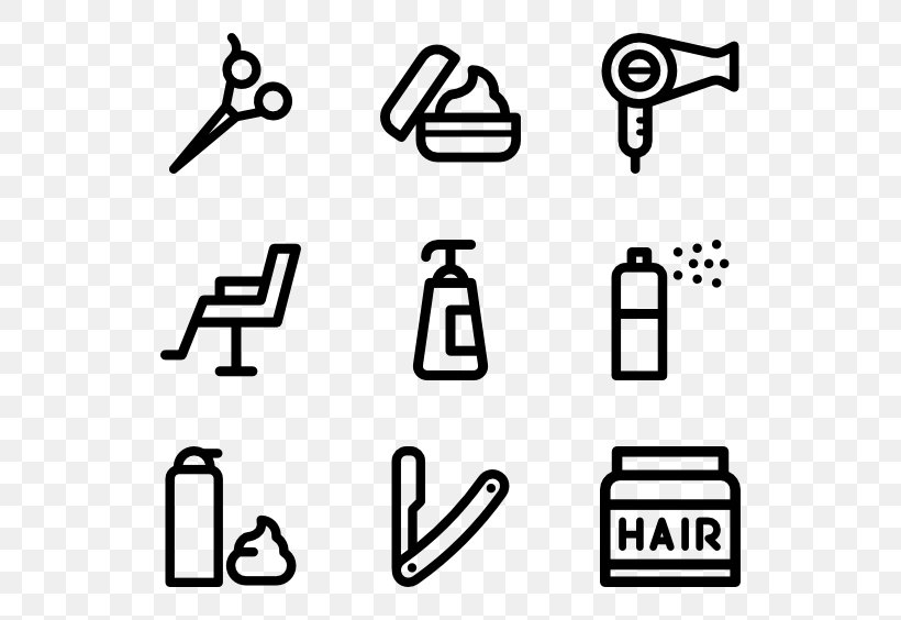 Beauty Parlour Font, PNG, 600x564px, Beauty Parlour, Area, Barber, Black, Black And White Download Free