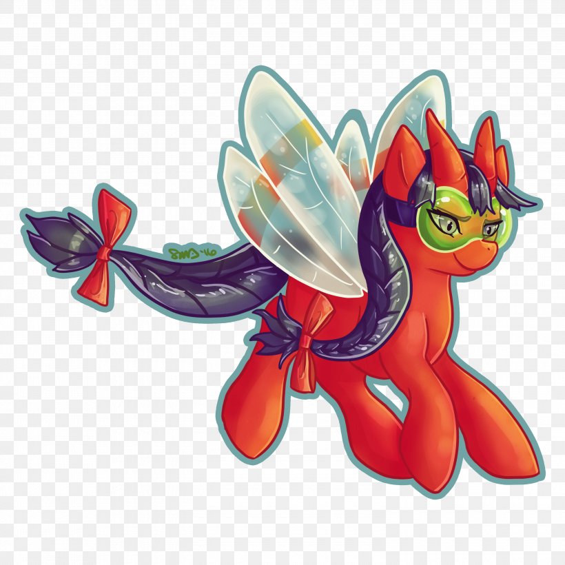 Horse Insect Fairy Figurine Cartoon, PNG, 3000x3000px, Horse, Animal Figure, Butterfly, Cartoon, Fairy Download Free