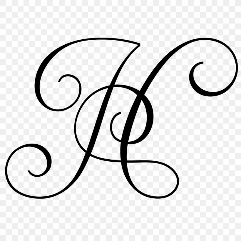 Letter Monogram Font, PNG, 1000x1000px, Letter, Area, Art, Black, Black And White Download Free