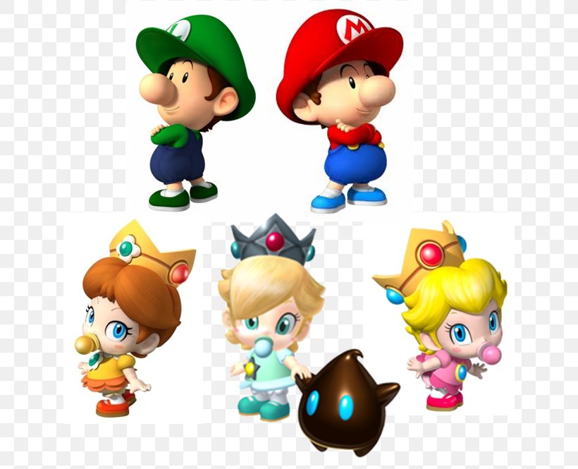 Mario Kart Wii Rosalina Princess Peach Princess Daisy, PNG, 642x665px, Mario Kart Wii, Baby Daisy, Figurine, Infant, Luigi Download Free