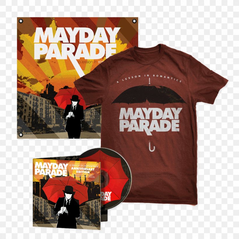 Mayday Parade A Lesson In Romantics Jersey Jamie All Over Album, PNG, 1000x1000px, Watercolor, Cartoon, Flower, Frame, Heart Download Free