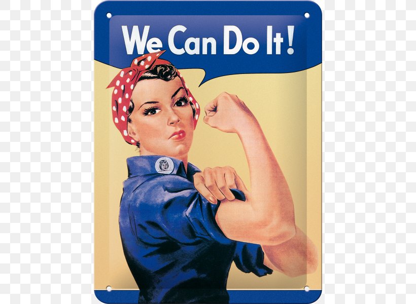 Naomi Parker Fraley We Can Do It! World War II Rosie The Riveter, PNG, 600x600px, Naomi Parker Fraley, Advertising, Electric Blue, Finger, Hand Download Free