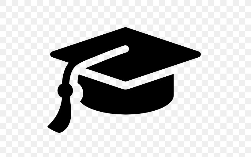 Square Academic Cap Graduation Ceremony Clip Art, PNG, 512x512px, Square Academic Cap, Black And White, Cap, Graduation Ceremony, Hat Download Free