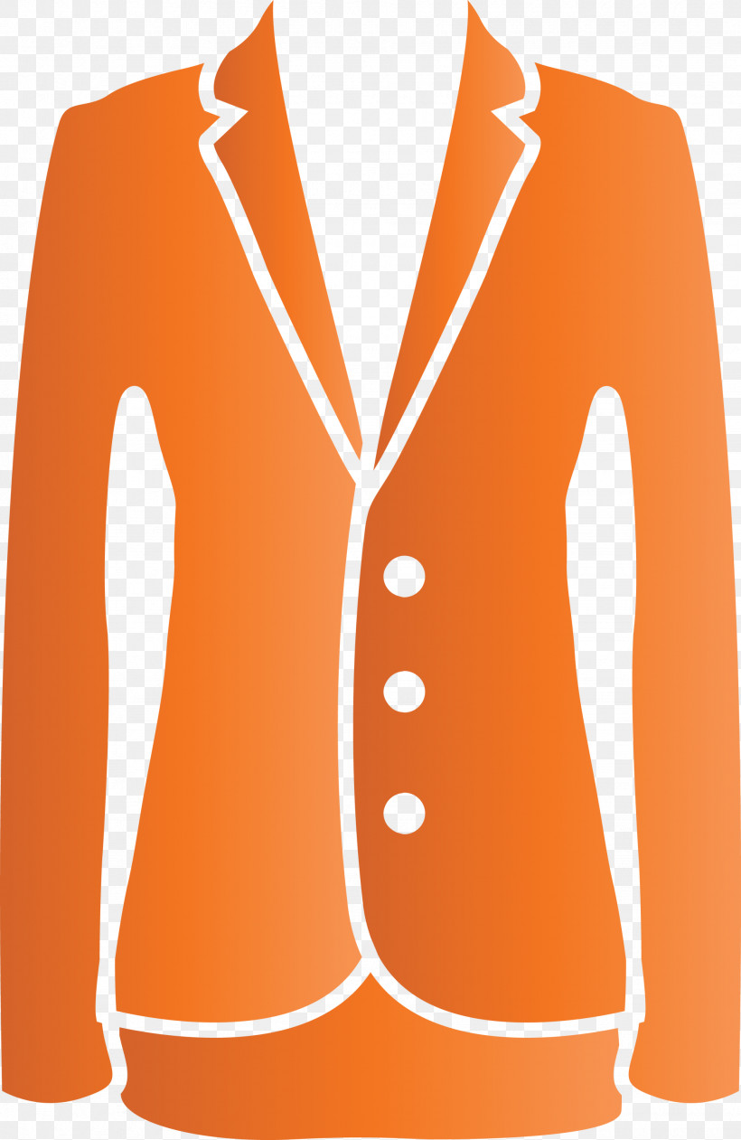 Orange, PNG, 1950x3000px, Clothing, Blazer, Button, Cardigan, Formal Wear Download Free