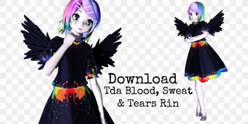 MikuMikuDance Hatsune Miku BTS Blood Sweat & Tears Wings, PNG, 1264x632px, Mikumikudance, Art, Blood, Blood Sweat Tears, Bts Download Free