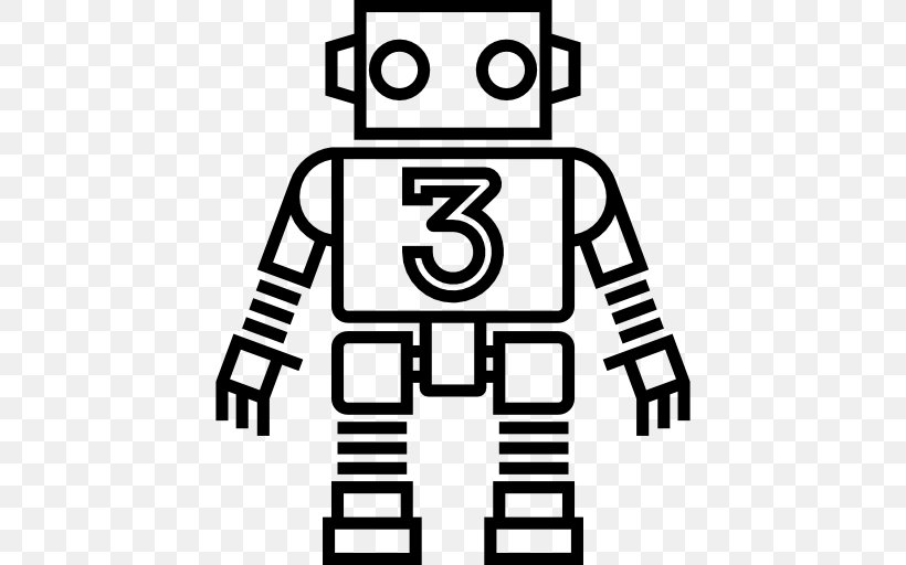 Robotics, PNG, 512x512px, Robot, Android, Area, Automaton, Black And White Download Free