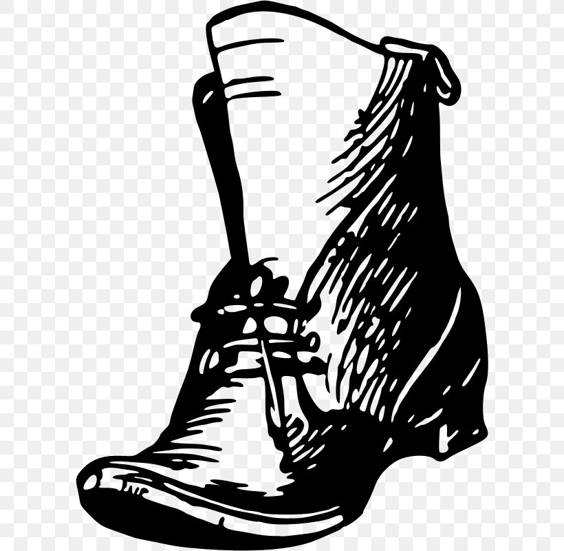 Hiking Boot Shoe Clip Art, PNG, 600x800px, Hiking Boot, Art, Artwork, Black, Black And White Download Free