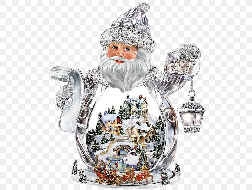 Santa Claus Figurine Christmas Painting Deck The Halls, PNG, 528x620px, Santa Claus, Christmas, Christmas Decoration, Christmas Ornament, Crystal Download Free