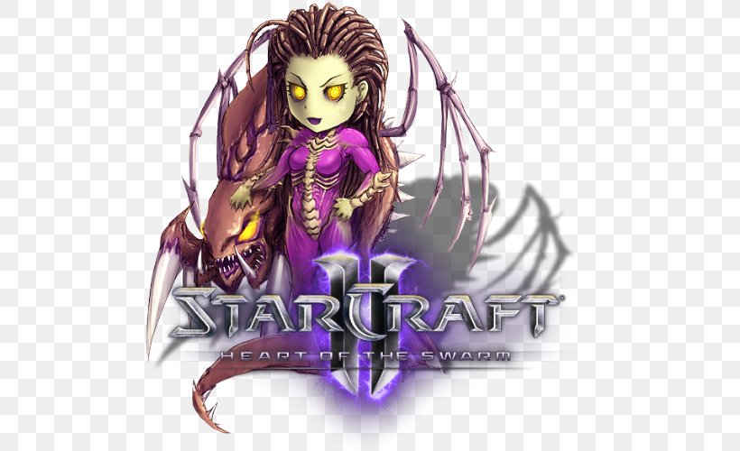 StarCraft II: Legacy Of The Void League Of Legends World Of Warcraft Defense Of The Ancients Sarah Kerrigan, PNG, 500x500px, Starcraft Ii Legacy Of The Void, Defense Of The Ancients, Fictional Character, Game, League Of Legends Download Free