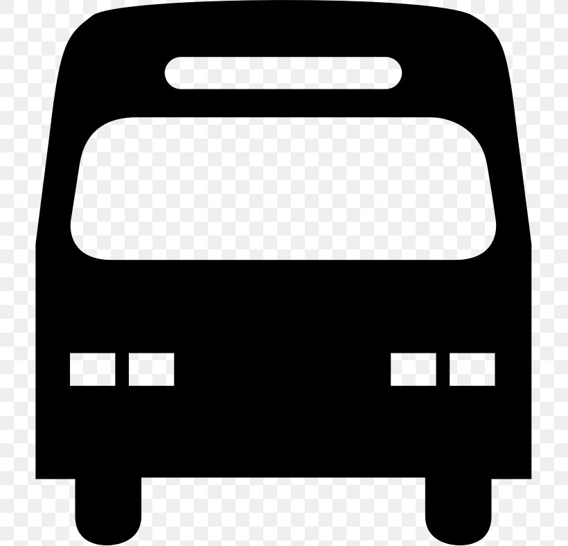 Bus Clip Art Vector Graphics Silhouette, PNG, 717x788px, Bus, Airport Bus, Automotive Exterior, Bus Interchange, Car Download Free