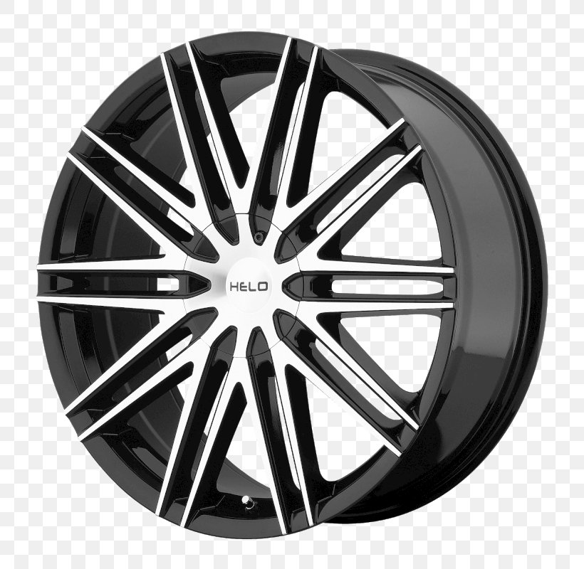 Car Helo Wheels HE880 Gloss Black With Machined Face Rim Lug Nut, PNG, 800x800px, Car, Alloy Wheel, Auto Part, Automotive Tire, Automotive Wheel System Download Free