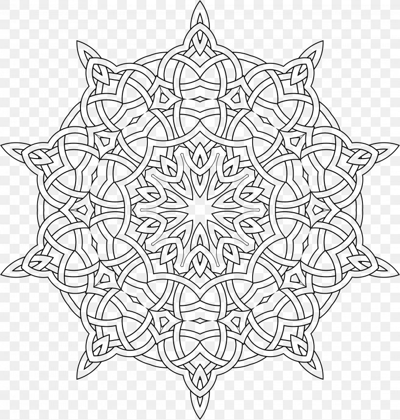 Celtic Knot Celts Pattern, PNG, 2230x2344px, Celtic Knot, Area, Black And White, Celts, Doily Download Free