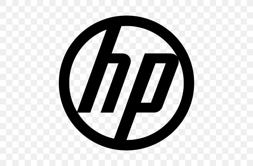 Hewlett-Packard, PNG, 540x540px, Hewlettpackard, Area, Black And White, Brand, Hp Deskjet Download Free