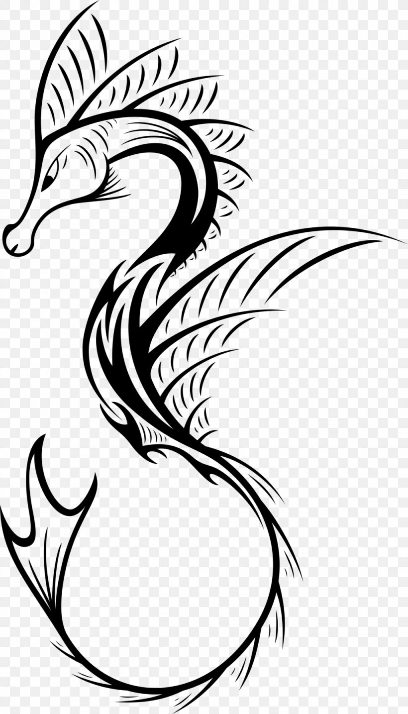 Tattoo Henna Idea Drawing Seahorse, PNG, 1024x1792px, Tattoo, Art, Artwork, Beak, Bird Download Free
