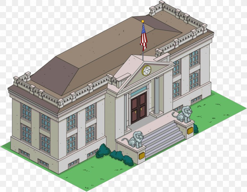 The Simpsons: Tapped Out ARK: Survival Evolved Court Jebediah Springfield Judge, PNG, 1261x980px, Simpsons Tapped Out, Animation, Architecture, Ark Survival Evolved, Building Download Free