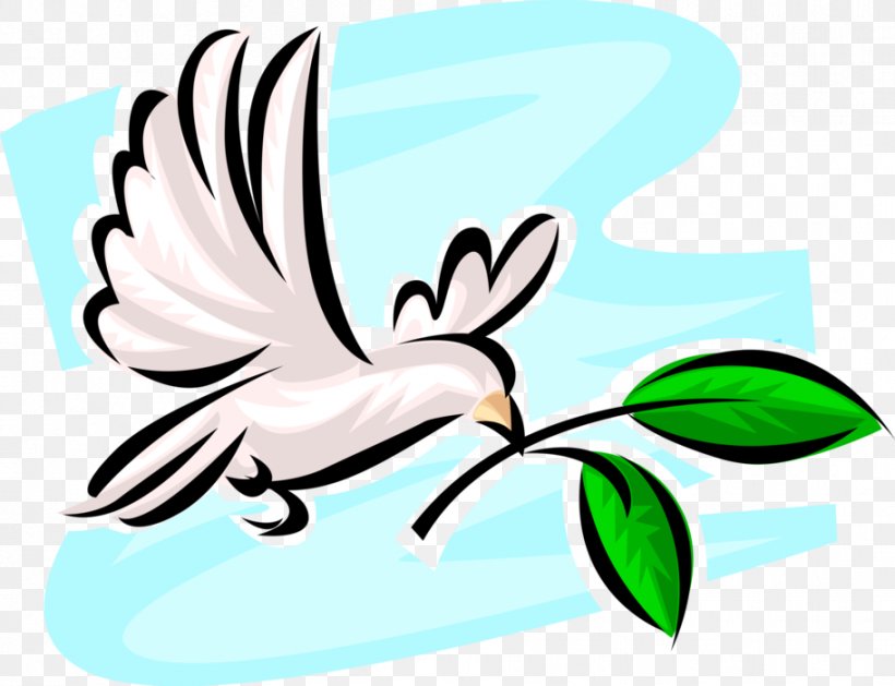Clip Art Illustration Doves As Symbols Vector Graphics Image, PNG, 912x700px, Doves As Symbols, Bird, Drawing, Green, Leaf Download Free