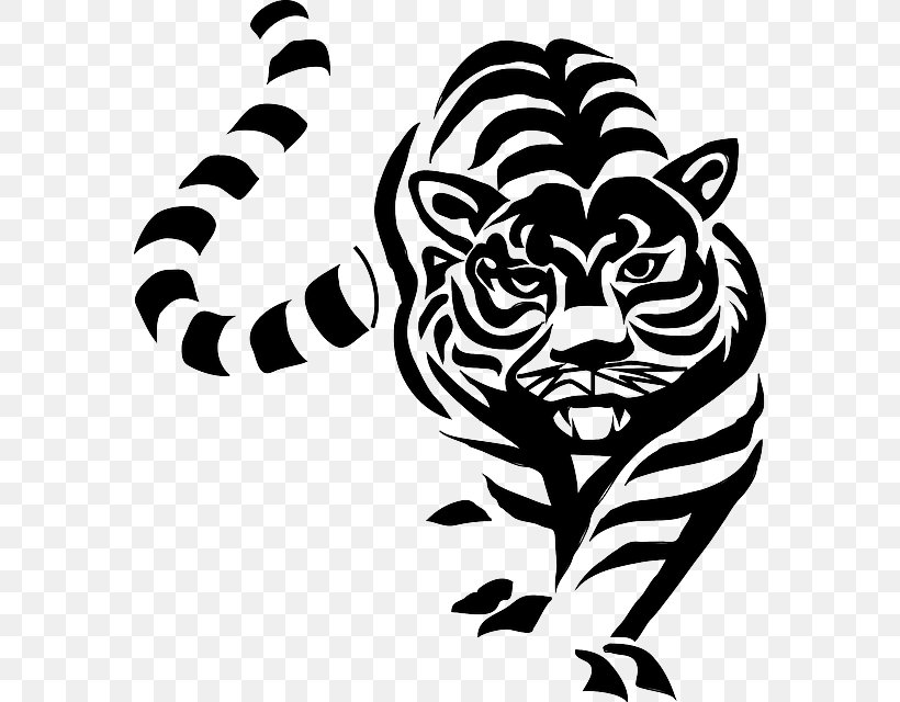 Clip Art White Tiger Black Tiger Lion Drawing, PNG, 576x640px, White Tiger, Art, Bengal Tiger, Big Cats, Black Download Free