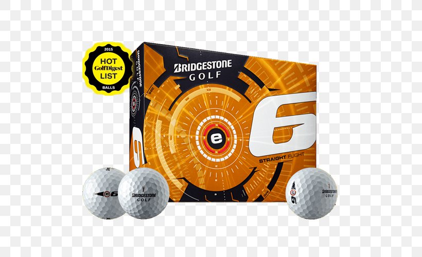 Golf Balls Bridgestone E6 SOFT 2017 WGC-Bridgestone Invitational Bridgestone E6 Straight Flight, PNG, 500x500px, Golf Balls, Ball, Brand, Bridgestone, Bridgestone E6 Soft Download Free