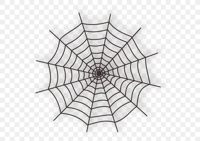 Spider Web Clip Art, PNG, 600x577px, Spider, Area, Autocad Dxf, Black And White, Image File Formats Download Free