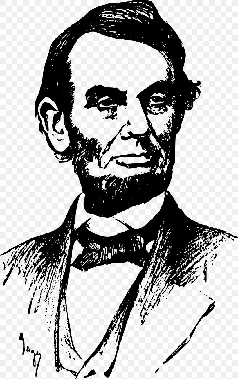 Abraham Lincoln Lincoln Memorial President Of The United States Clip Art, PNG, 1507x2400px, Abraham Lincoln, Andrew Johnson, Art, Beard, Black And White Download Free