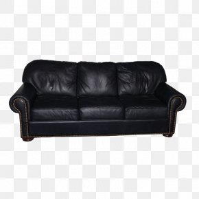 Black Sofa - Loveseat Couch Furniture Chair PNG