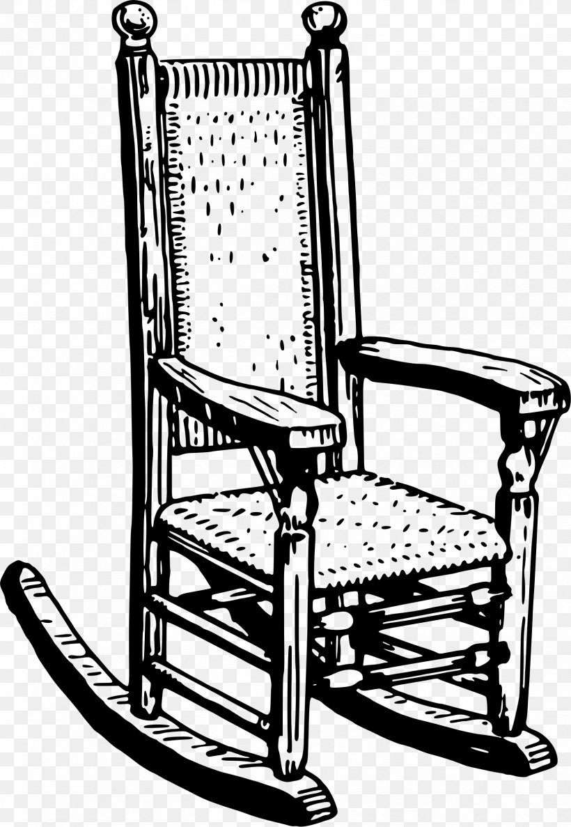 Rocking Chairs Table Clip Art, PNG, 1656x2398px, Rocking Chairs, Adirondack Chair, Black And White, Chair, Furniture Download Free