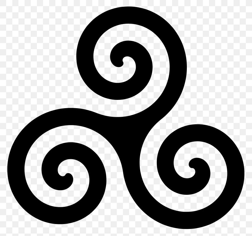 Archimedean Spiral Triskelion Symbol Celts, PNG, 818x768px, Spiral, Archimedean Spiral, Area, Black And White, Body Jewelry Download Free